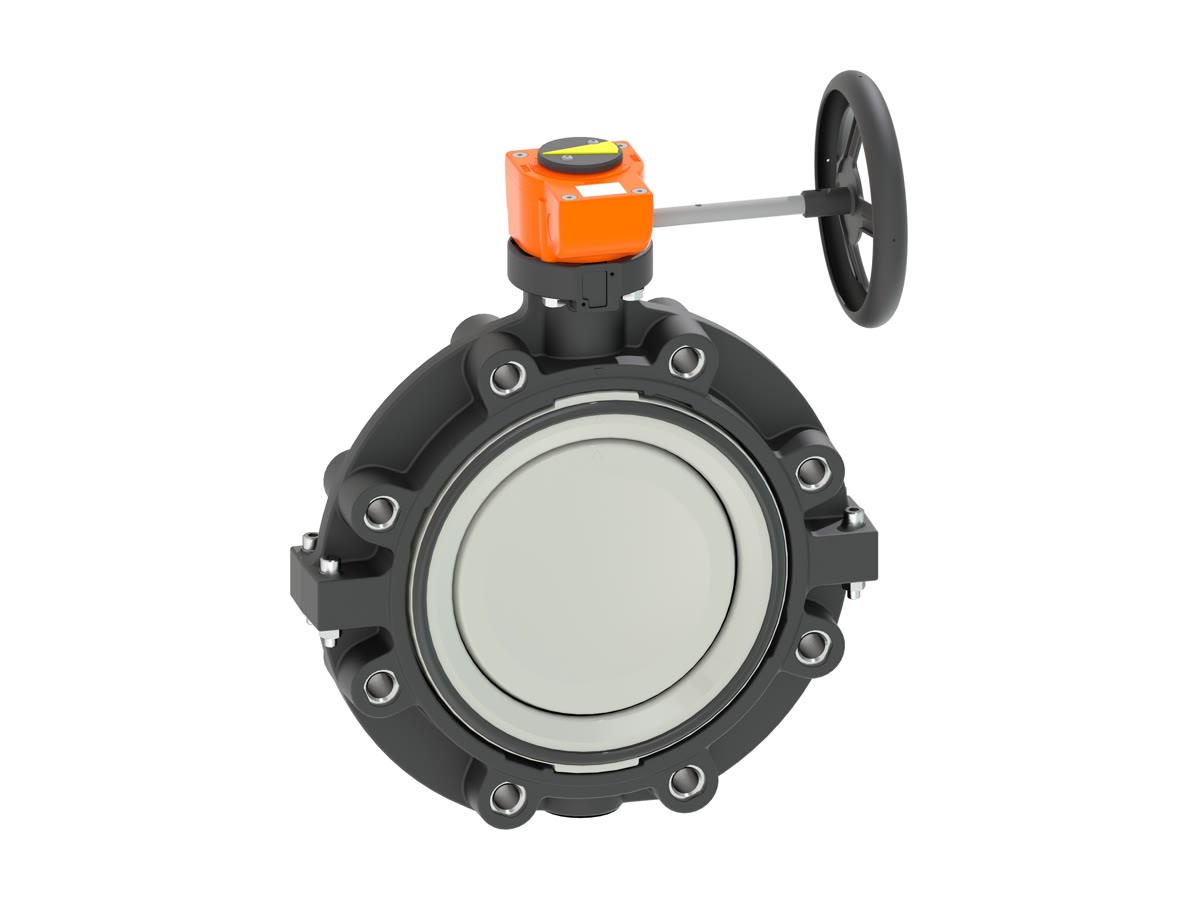 GF Type 578 PVC-C Lug Butterfly Valve