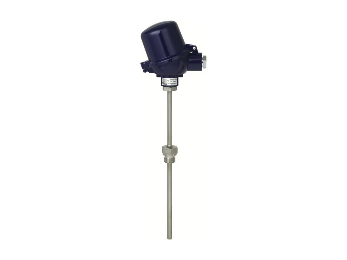 WIKA TR10-C Threaded Resistance Thermometer with Thermowell